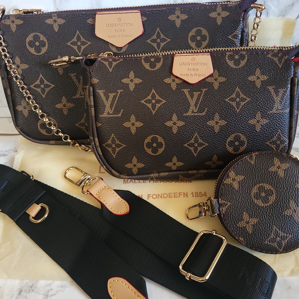 Monogram Crossbody Set